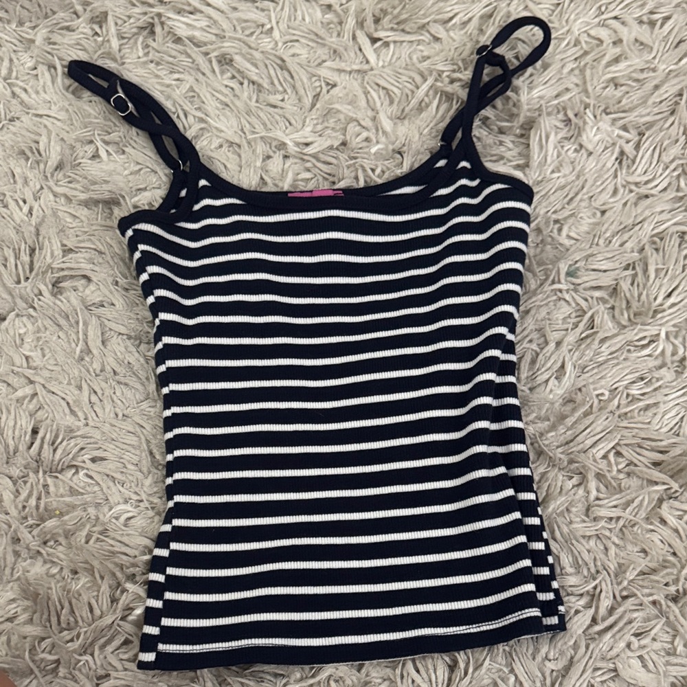 Edikted Black and White Striped Camisole